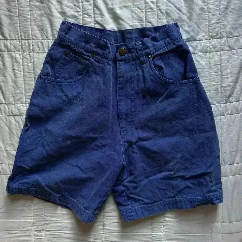 Vintage‎ Ivy blue high rise shorts size 3/4 gorpcore